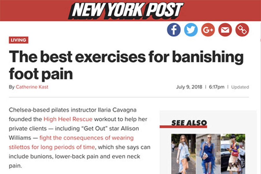 NY POST: THE BEST EXERCISES FOR BANISHING FOOT PAIN