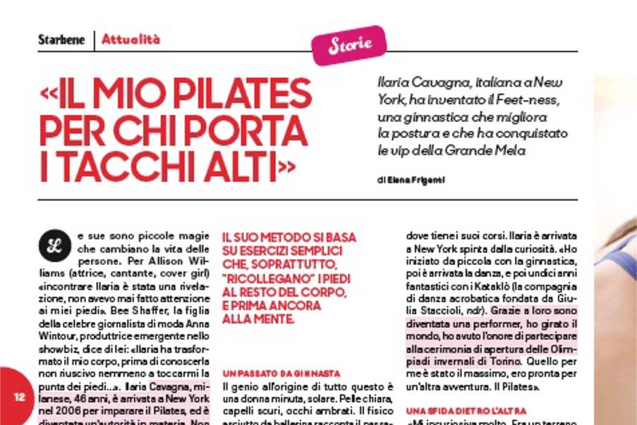 Starbene: Il mio Pilates per chi porta Tacchi Alti