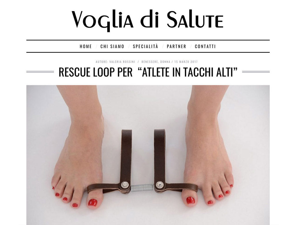 VOGLIA DI SALUTE: RESCUE LOOP PER "ATLETE IN TACCHI ALTI"