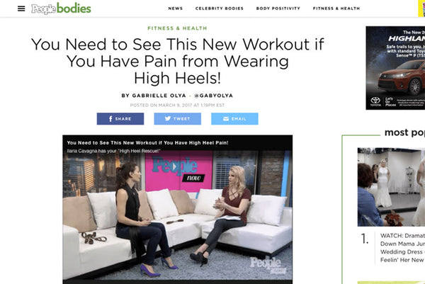 PEOPLE BODIES: YOU NEED TO SEE THIS NEW WORKOUT IF YOU HAVE PAIN FROM WEARING HIGH HEELS!